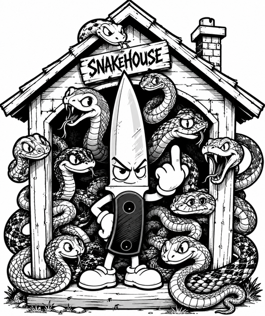 Knife MFG fingerboard deck with heat transfer graphic compared to handmade Snakehouse board