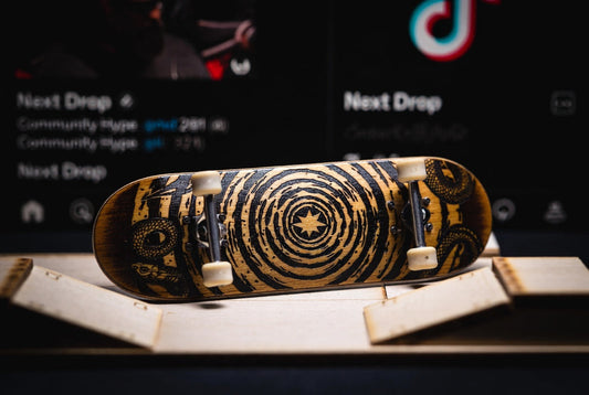 Snakehouse fingerboard deck — handmade limited edition drop