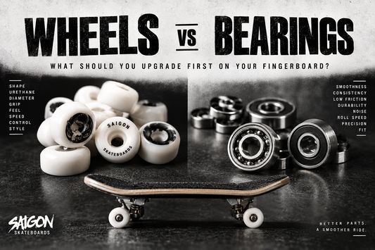 Fingerboard Wheels vs Bearings: What Should You Upgrade First?