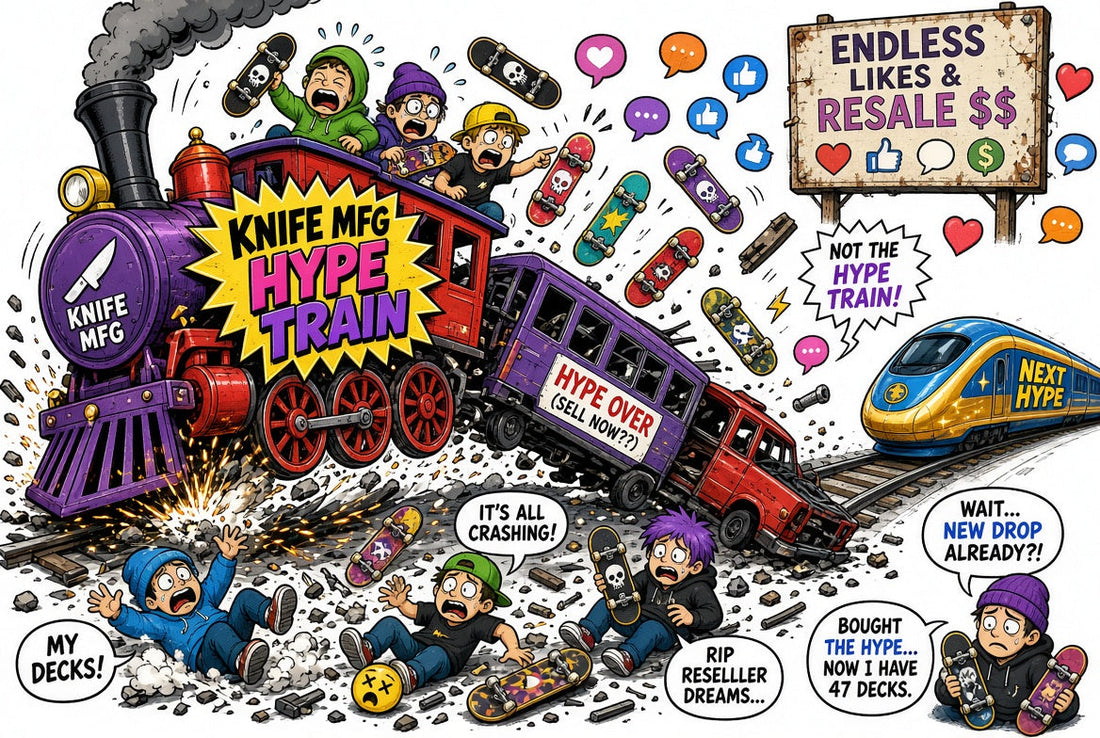 Knife MFG fingerboard deck