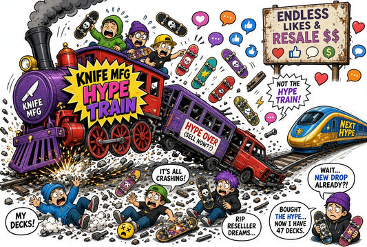 Knife MFG fingerboard deck