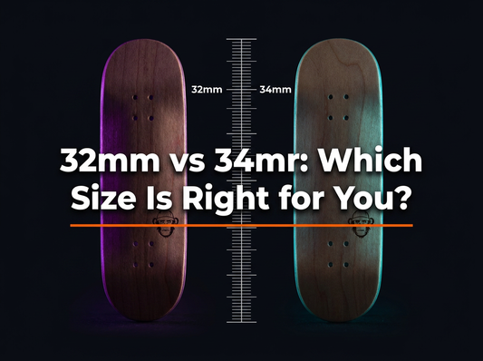 32mm vs 34mm Fingerboard: Which Size Is Right for You? - Saigon Skateboards