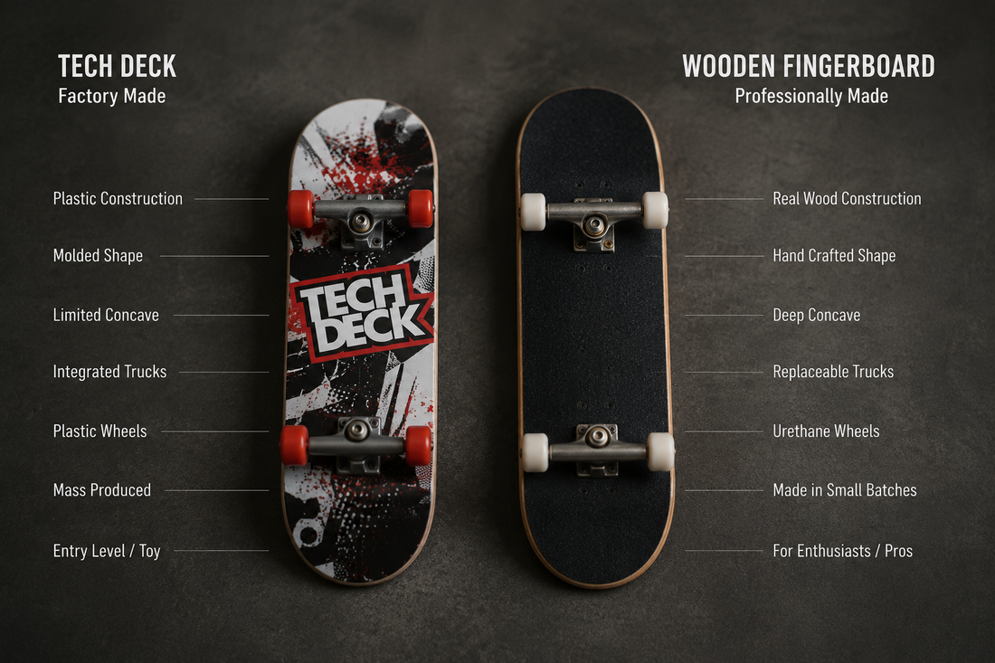 Tech Deck vs. Wooden Fingerboards: Which Is More Popular, and Why?