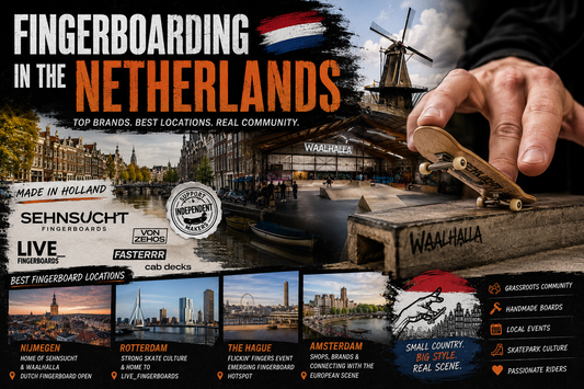 🇳🇱 Fingerboarding in the Netherlands: Small Country, Serious Scene - Saigon Skateboards