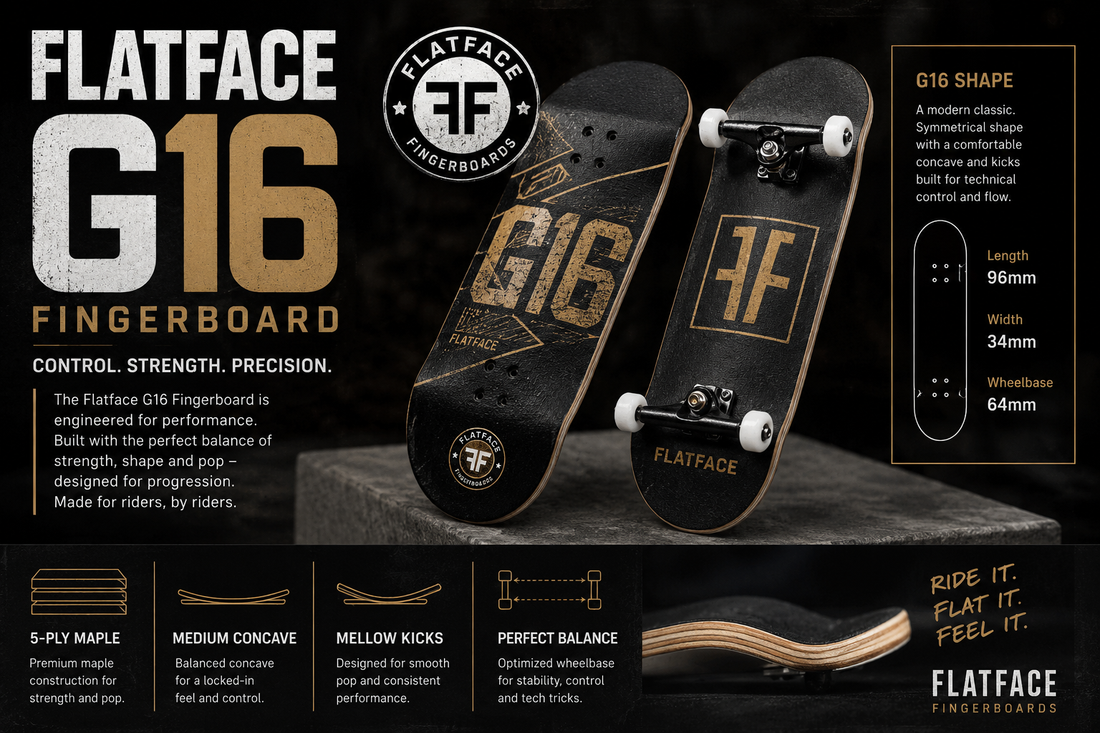 The Flatface G16 Fingerboard: A Game-Changer for Fingerboarders