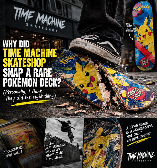 Time Machine Skateshop Snapped a Rare Pokémon Deck. Is Resale Value Becoming More Important Than Skateboarding?
