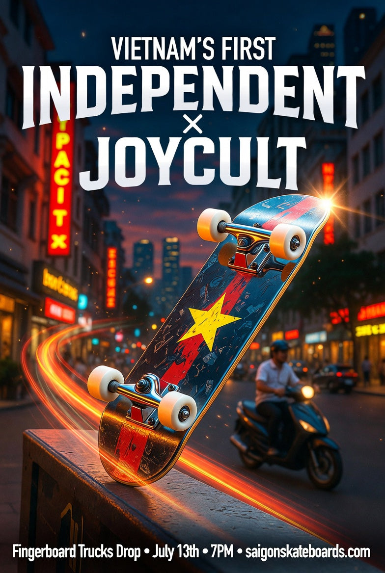 Saigon Skateboards Drops Vietnam’s First Independent x Joycult Fingerboard Trucks - Saigon Skateboards