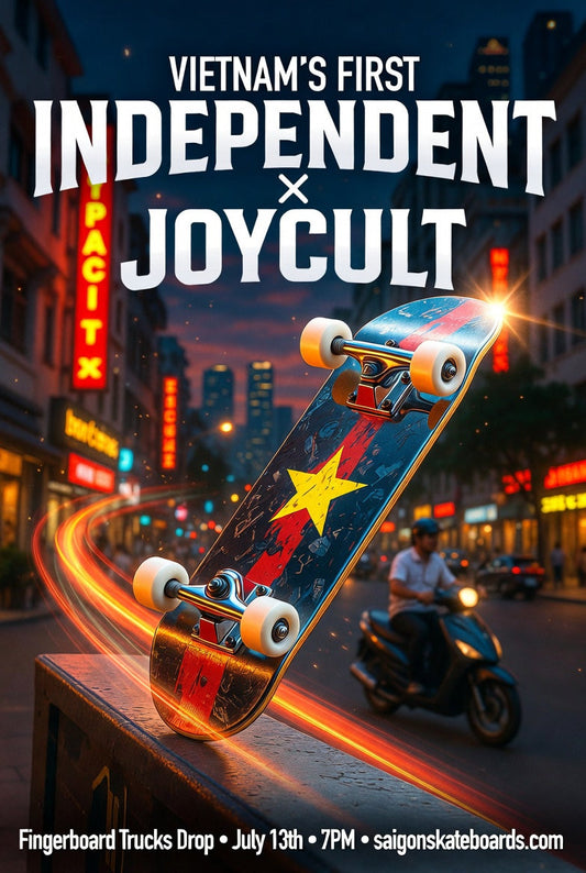 Saigon Skateboards Drops Vietnam’s First Independent x Joycult Fingerboard Trucks - Saigon Skateboards