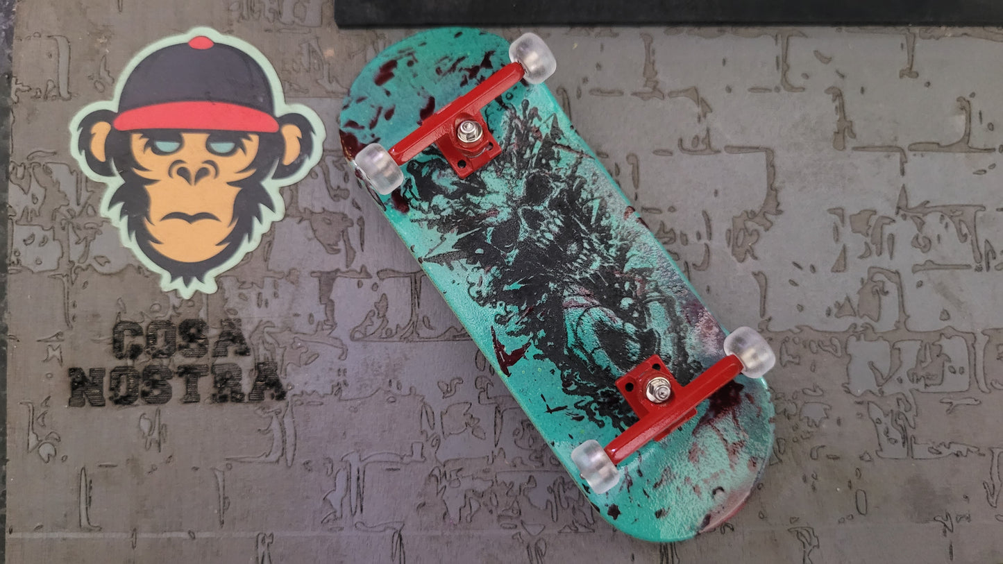 Exploding Skull Fingerboard - Popsicle - 32mm/34mm * 100mm - Medium
