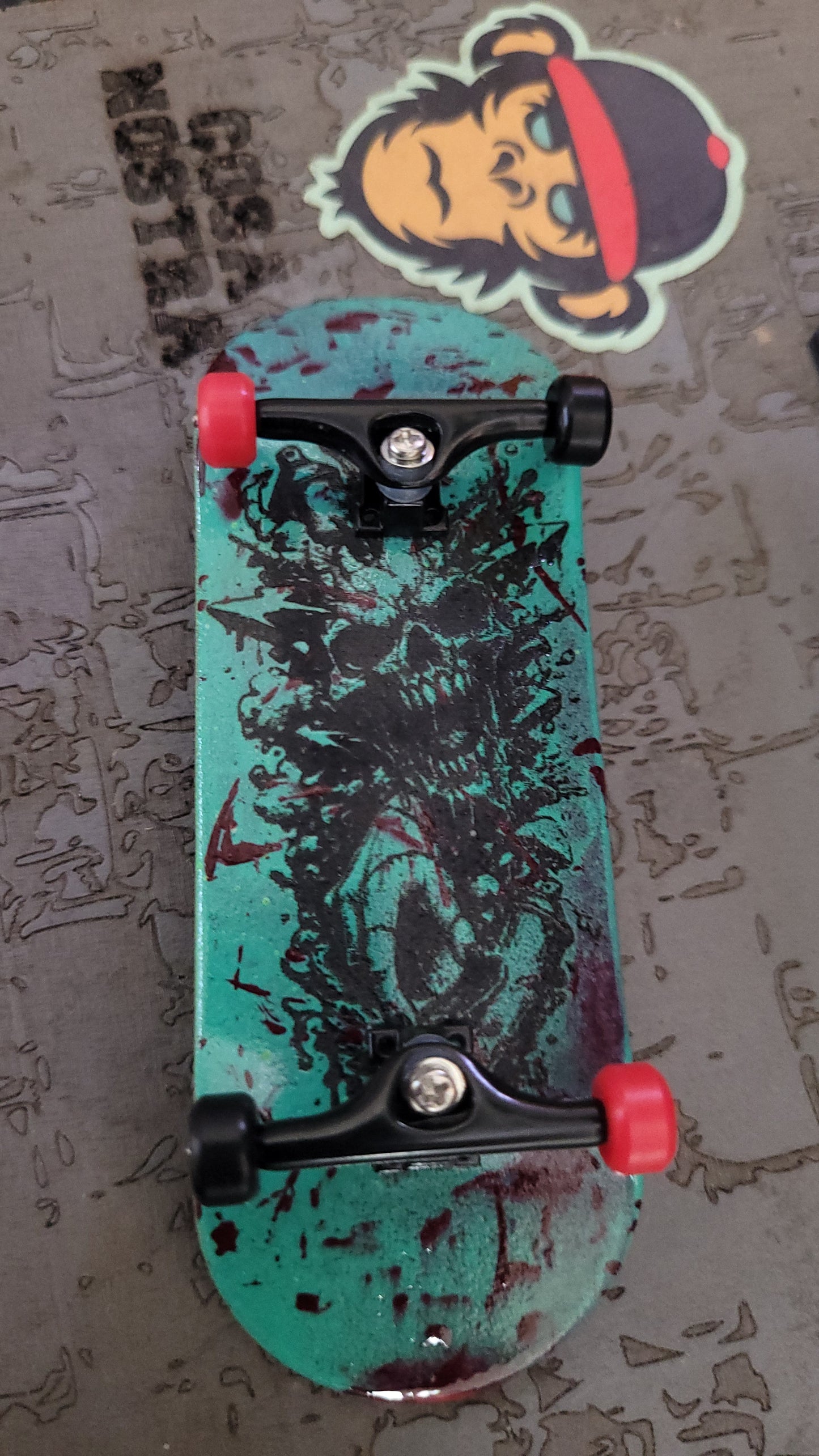 Exploding Skull Fingerboard - Popsicle - 32mm/34mm * 100mm - Medium