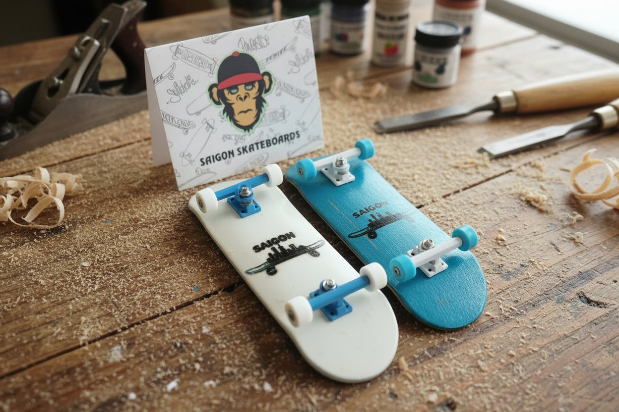 Saigon Skyline Fingerboard Set - 32mm × 100mm - Popsicle - Medium