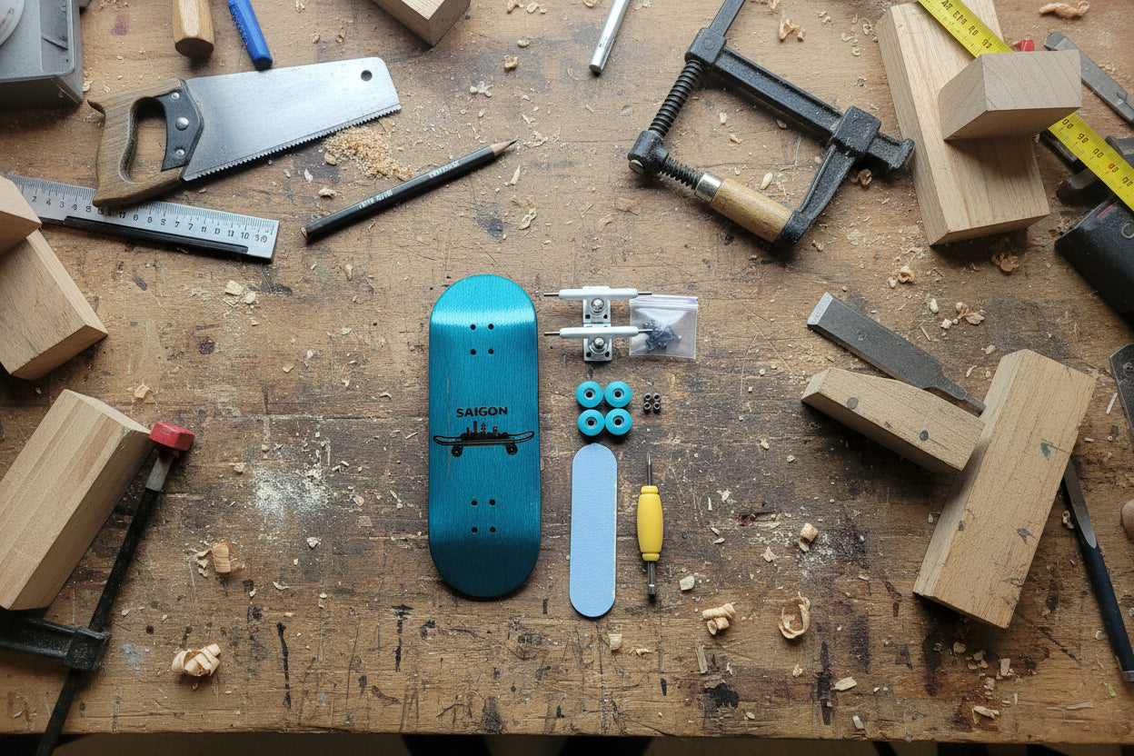 Saigon Skyline Fingerboard Set - 32mm × 100mm - Popsicle - Medium