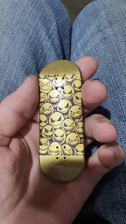 Saigon Skateboards "Gold Face" 33mm Fingerboard Deck