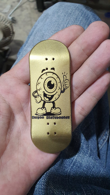 Saigon Skateboards "Gold Face" 33mm Fingerboard Deck