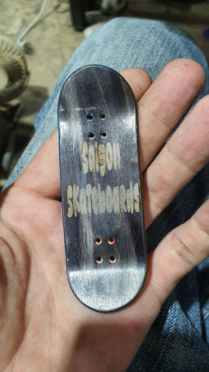 Saigon Skateboards "Gold Face" 33mm Fingerboard Deck