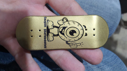 Saigon Skateboards "Gold Face" 33mm Fingerboard Deck