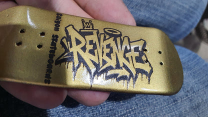 Saigon Skateboards "Gold Face" 33mm Fingerboard Deck