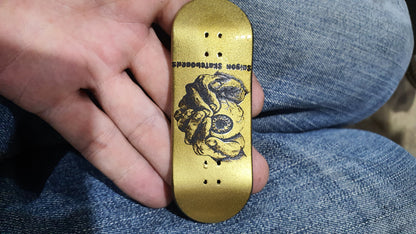 Saigon Skateboards "Gold Face" 33mm Fingerboard Deck
