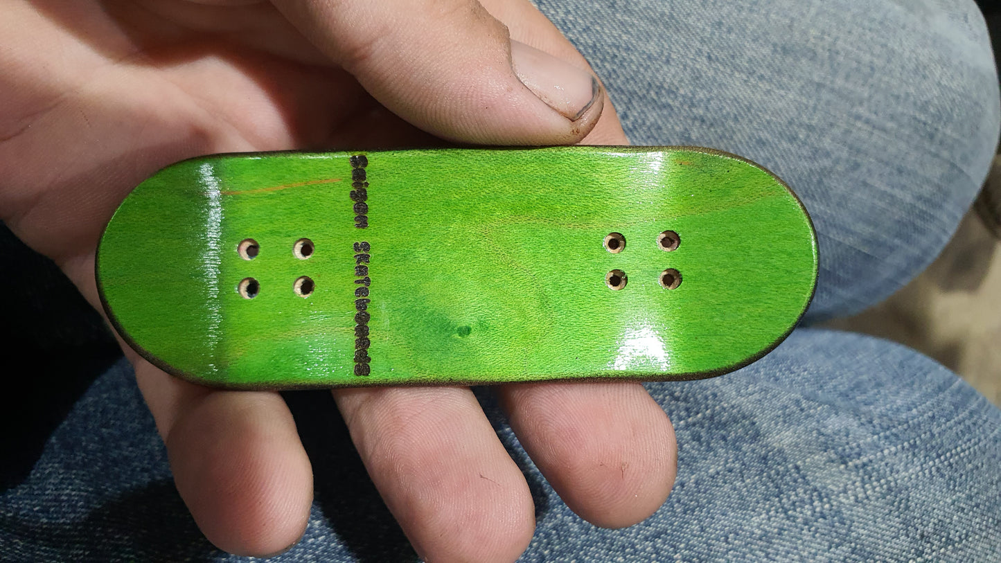 Saigon Skateboards "Gold Face" 33mm Fingerboard Deck