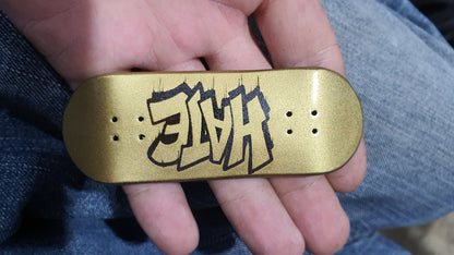 Saigon Skateboards "Gold Face" 33mm Fingerboard Deck