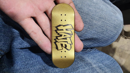 Saigon Skateboards "Gold Face" 33mm Fingerboard Deck
