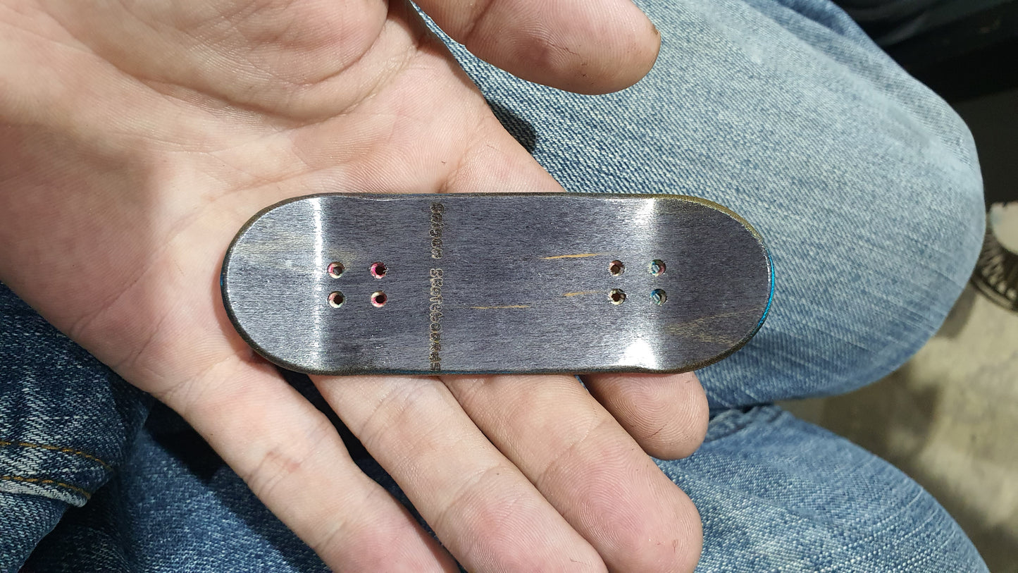Saigon Skateboards "Gold Face" 33mm Fingerboard Deck