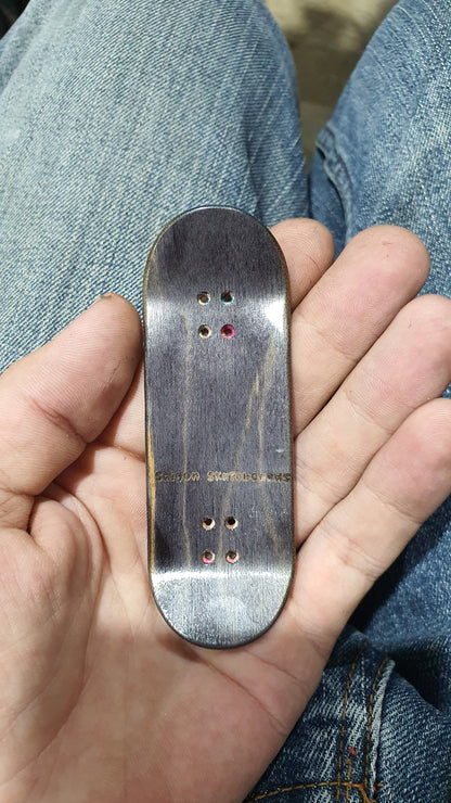 Saigon Skateboards "Gold Face" 33mm Fingerboard Deck