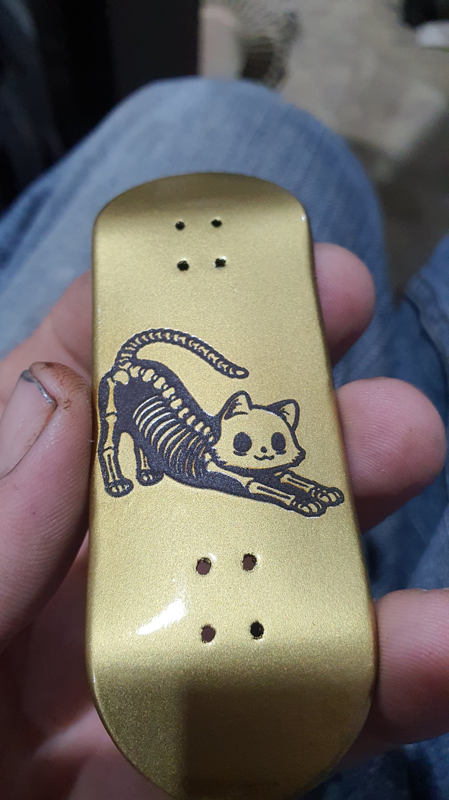 Saigon Skateboards "Cat Bones" 33mm Fingerboard Deck