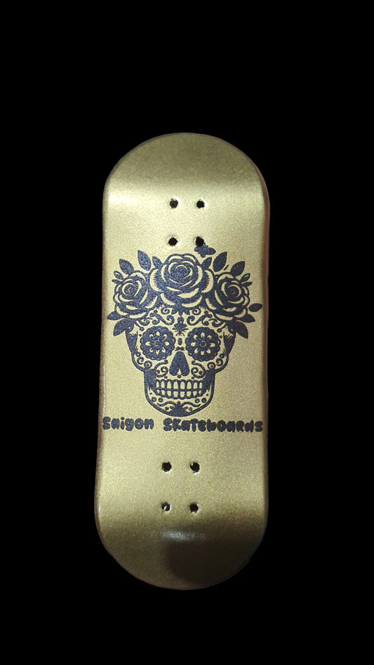 Saigon Skateboards "Gold Dead" 33mm Fingerboard Deck