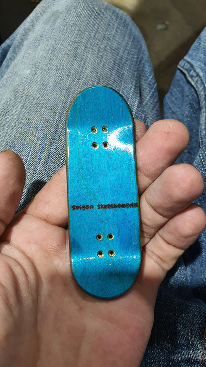 Saigon Skateboards "Gold Dead" 33mm Fingerboard Deck