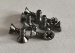 4mm & 5mm Silver or black screws for fingerboards.