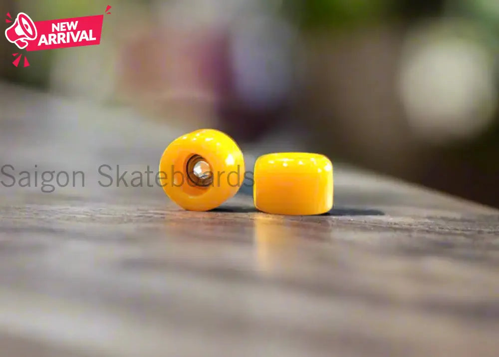 Area 51 Mini Fingerboard Skateboard Wheels Abec-7 Orange Wheel