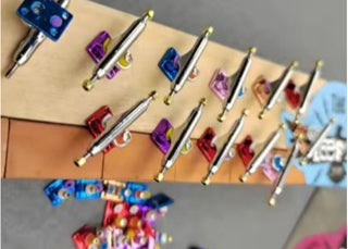 Multi-Colour Single Axle 34mm Trucks