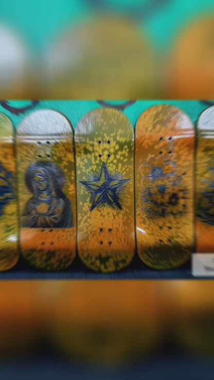 Saigon Skateboards "Rust" 34mm Fingerboard Deck