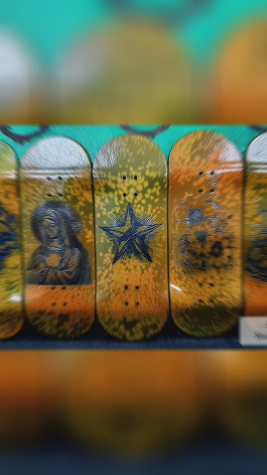 Saigon Skateboards "Rust" 34mm Fingerboard Deck