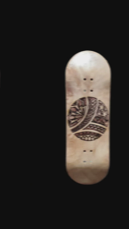 Cosa Nostra "Filipino" 5-ply Canadian Maple & Burl 32mm & 34mm Fingerboard Deck