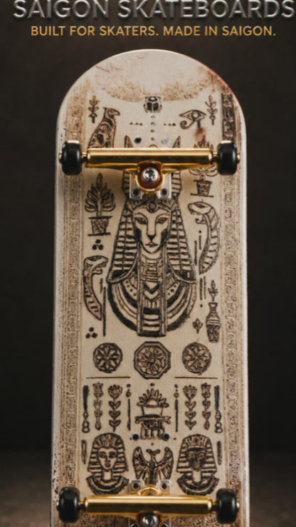 Saigon Skateboards "Queen of Kemet" 33mm Fingerboard Deck