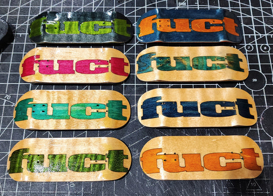 Cosa Nostra FUCT Fingerboard 34mm Handmade split-ply