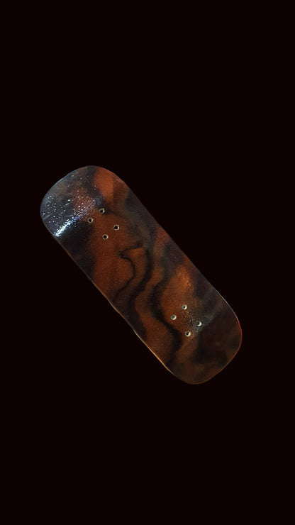 Cosa Nostra Handmade "Brunette" Burl 34mm Fingerboard Deck - Saigon Skateboards