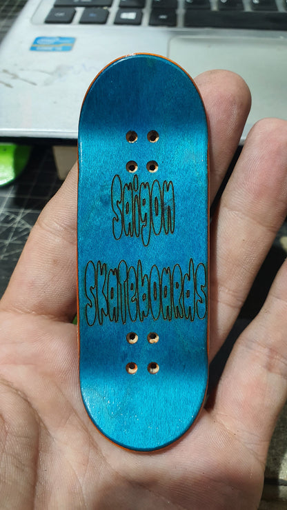 Alien Army 5-ply Canadian Maple Fingerboard 32mmx98mm Popsicle shape with multi coloured plies