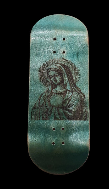 Cosa Nostra Handmade "Maria" 34mm Limited edition 1 of 1 Custom Fingerboard Deck