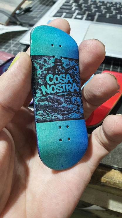 Saigon Skateboards 5-ply Canadian Maple Fingerboard 33mmx97mm Popsicle "Nostra Gioia"