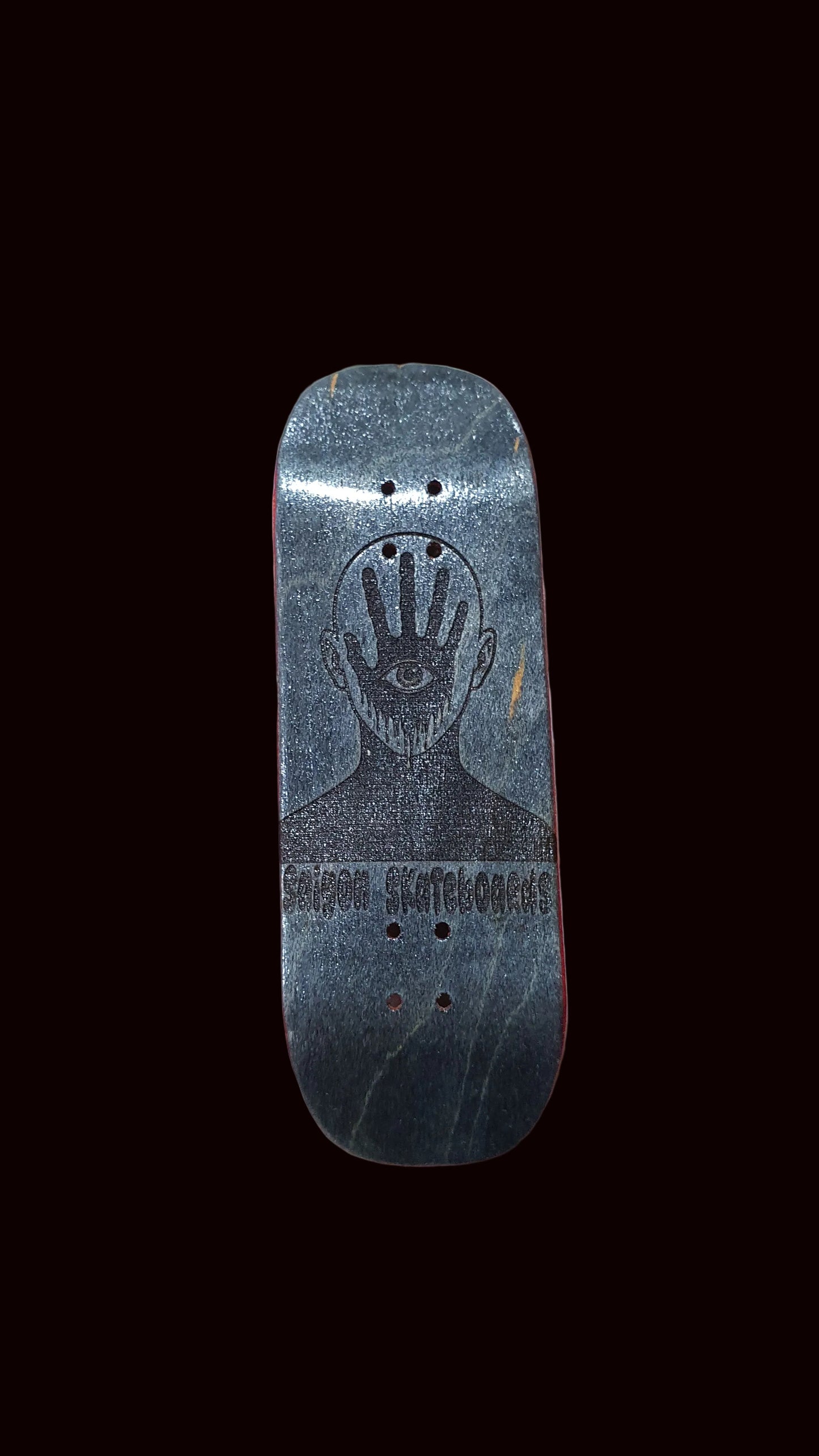 Saigon Skateboards "Face Palm" 34mm Fingerboard Deck