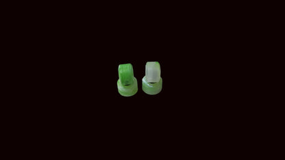 Saigon Skateboards 2026-2027 Swirl Fingerboard Wheels, TPU 64D, ABEC-7