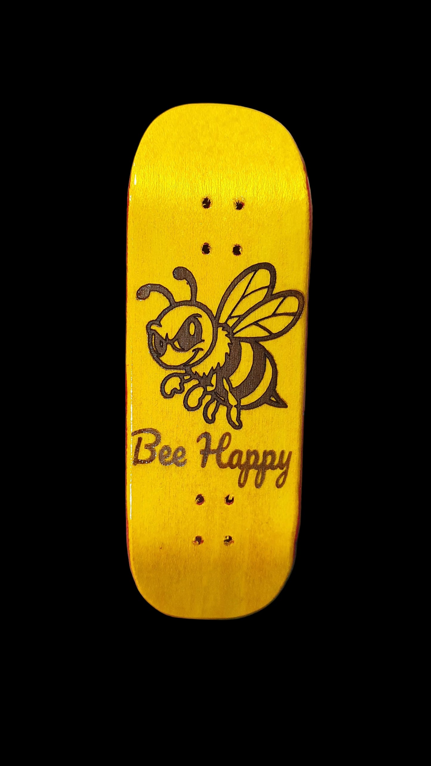 Saigon Skateboards "Bee Happy" 32mm Fingerboard Deck