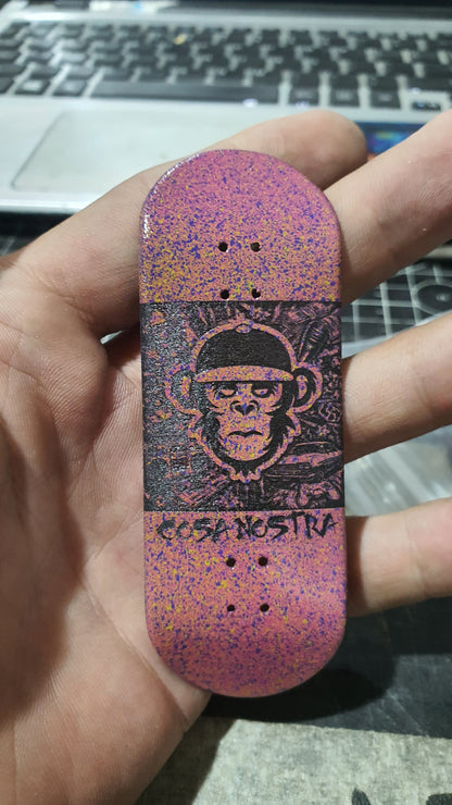 Saigon Skateboards 5-ply Canadian Maple Fingerboard with Cosa Nostra logo