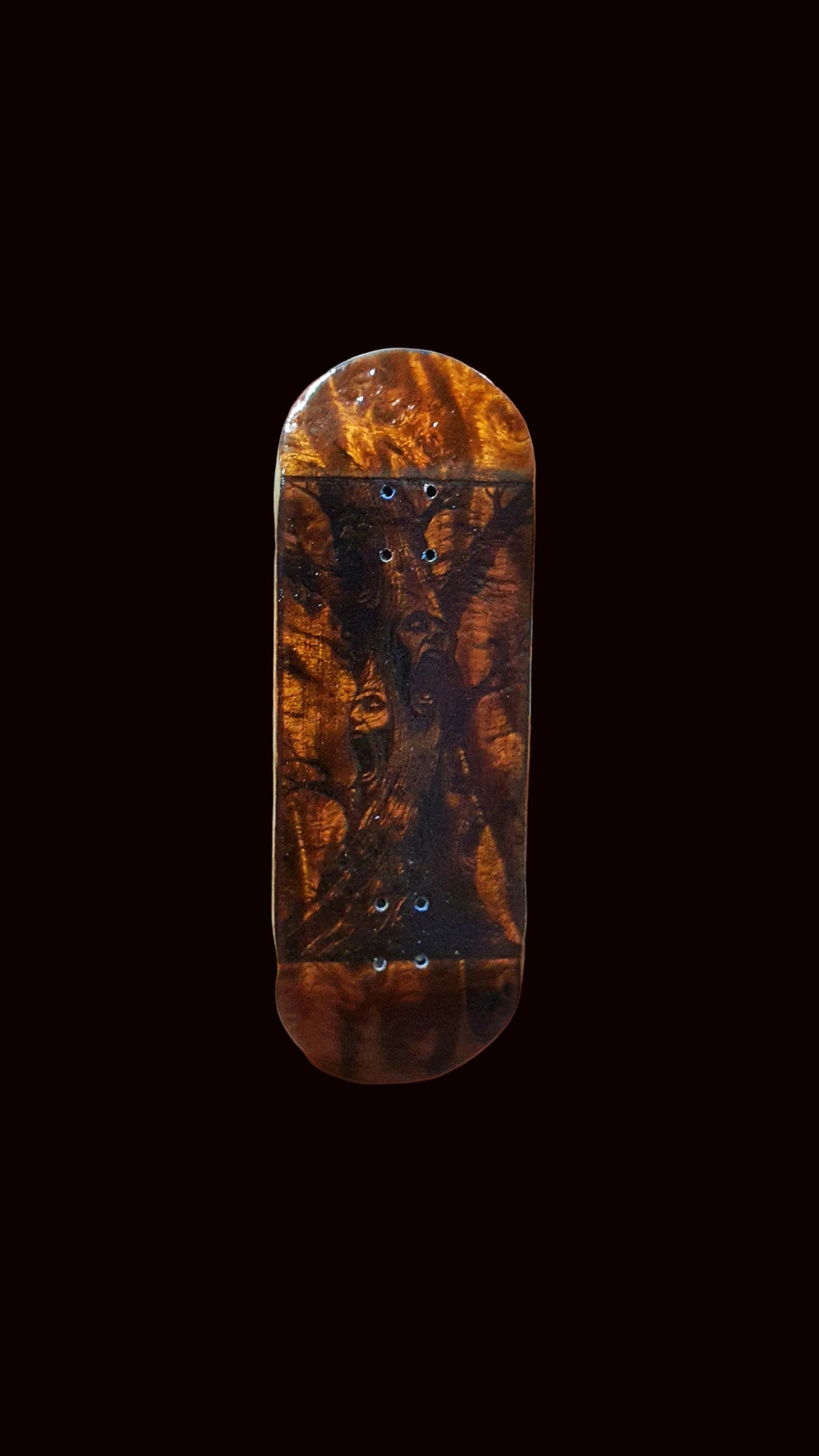 Cosa Nostra Handmade 6-Ply "Screaming Trees" 32mm Burl Fingerboard Deck