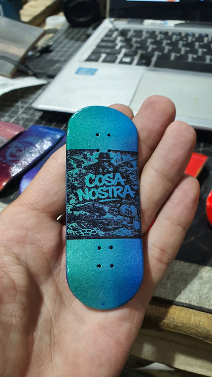 Saigon Skateboards 5-ply Canadian Maple Fingerboard 33mmx97mm Popsicle "Nostra Gioia"