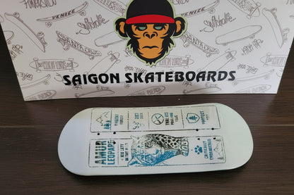 Rare Animal Fingerboard - Amur Leopard - 33mm * 96mm - Popsicle - Medium