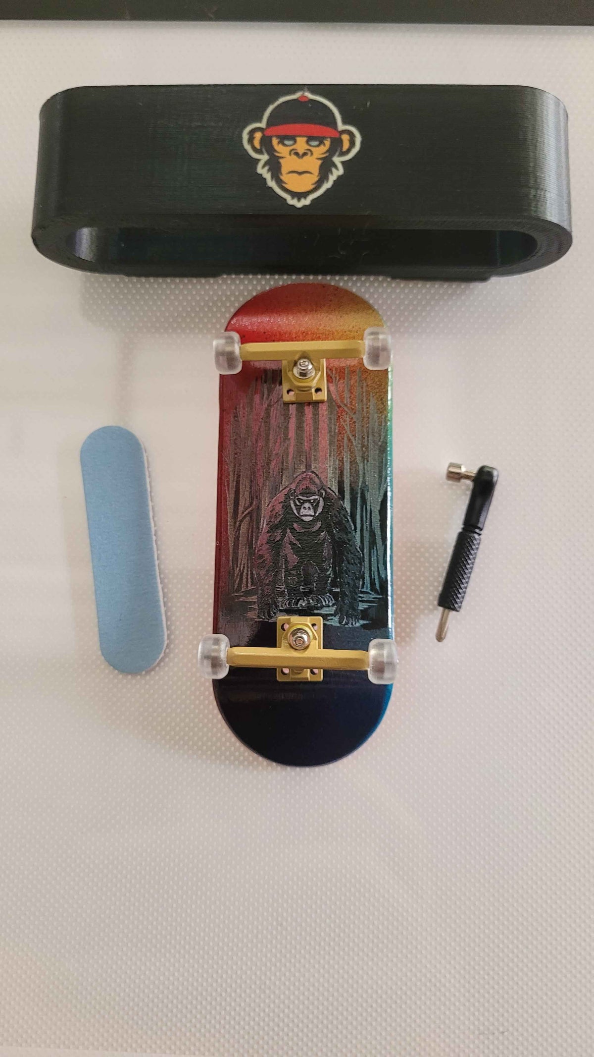 Silent Beast Handpainted Fingerboard Deck – Elevate Your Skills with Style